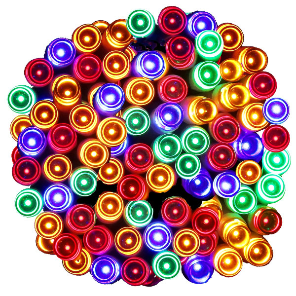 Lampki choinkowe 50 Led na baterie multikolor programator