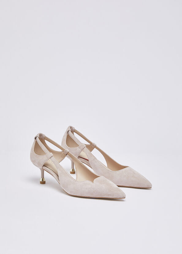 D&eacute;collet&eacute; in camoscio