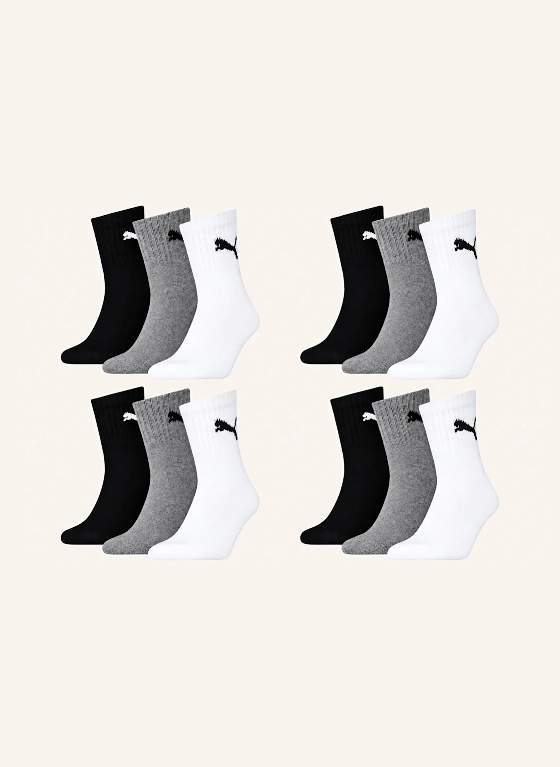 PUMA Sportsocken SHORT CREW 12-PACK