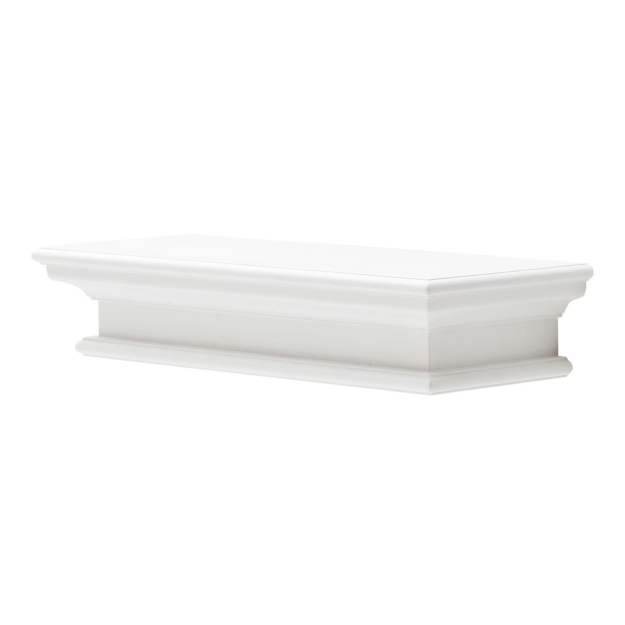 Classic White Floating Wall Shelf