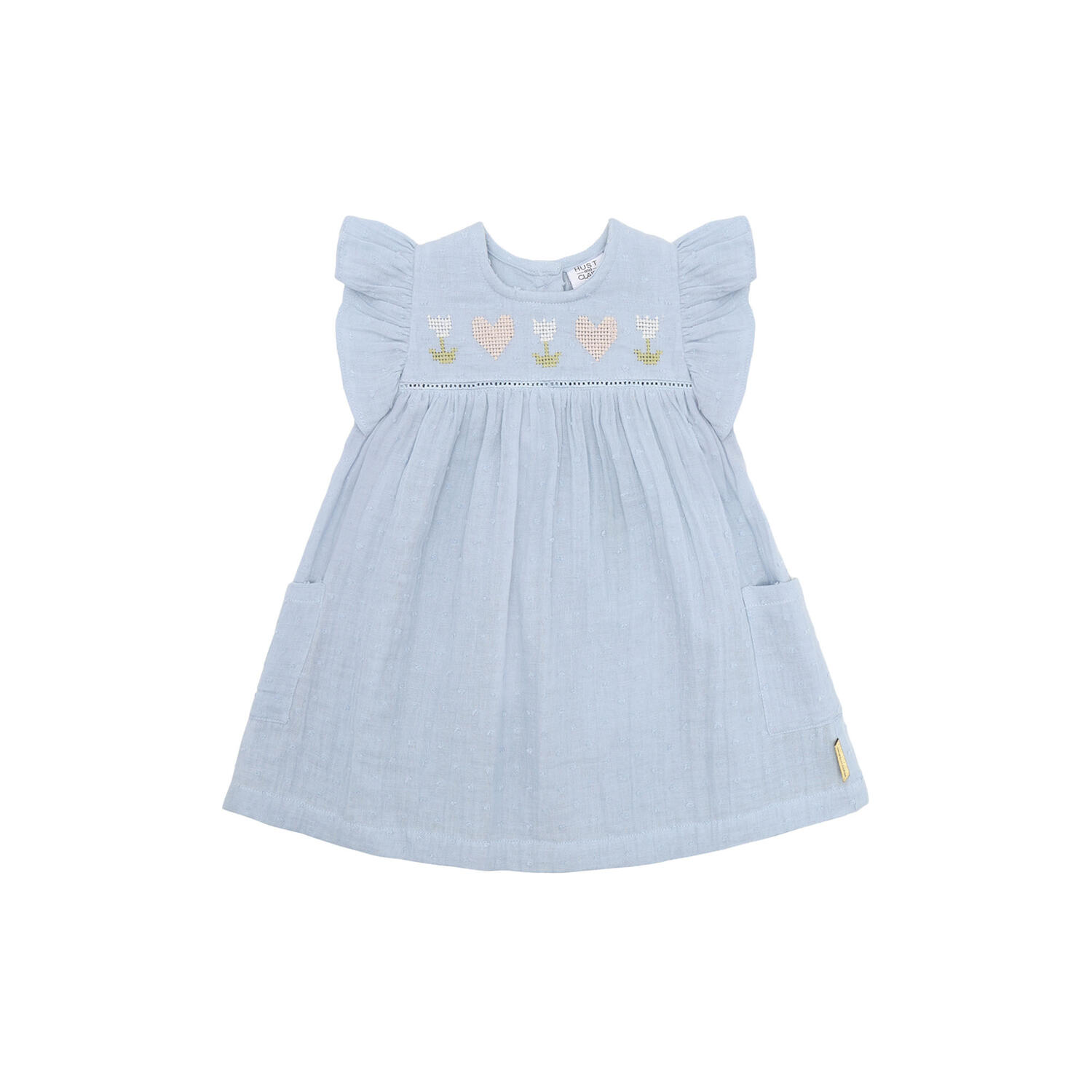 HCKatinka Dobby Dress, zen blue