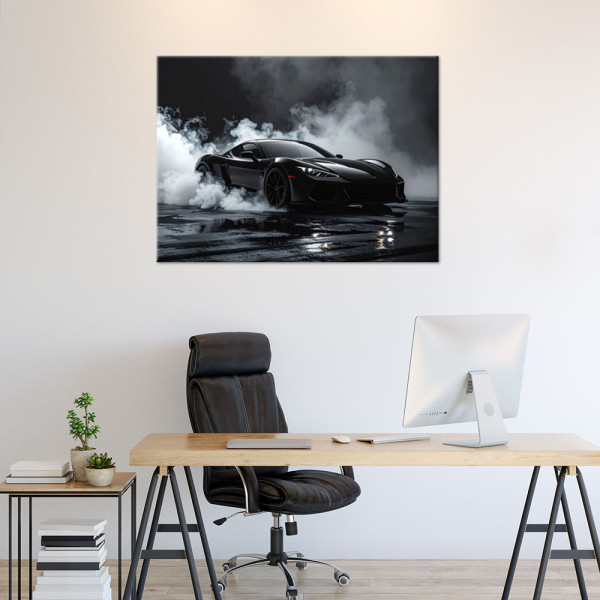 Obraz do salonu biura pokoju nastolatka, Auto samochód sportowy 30x20