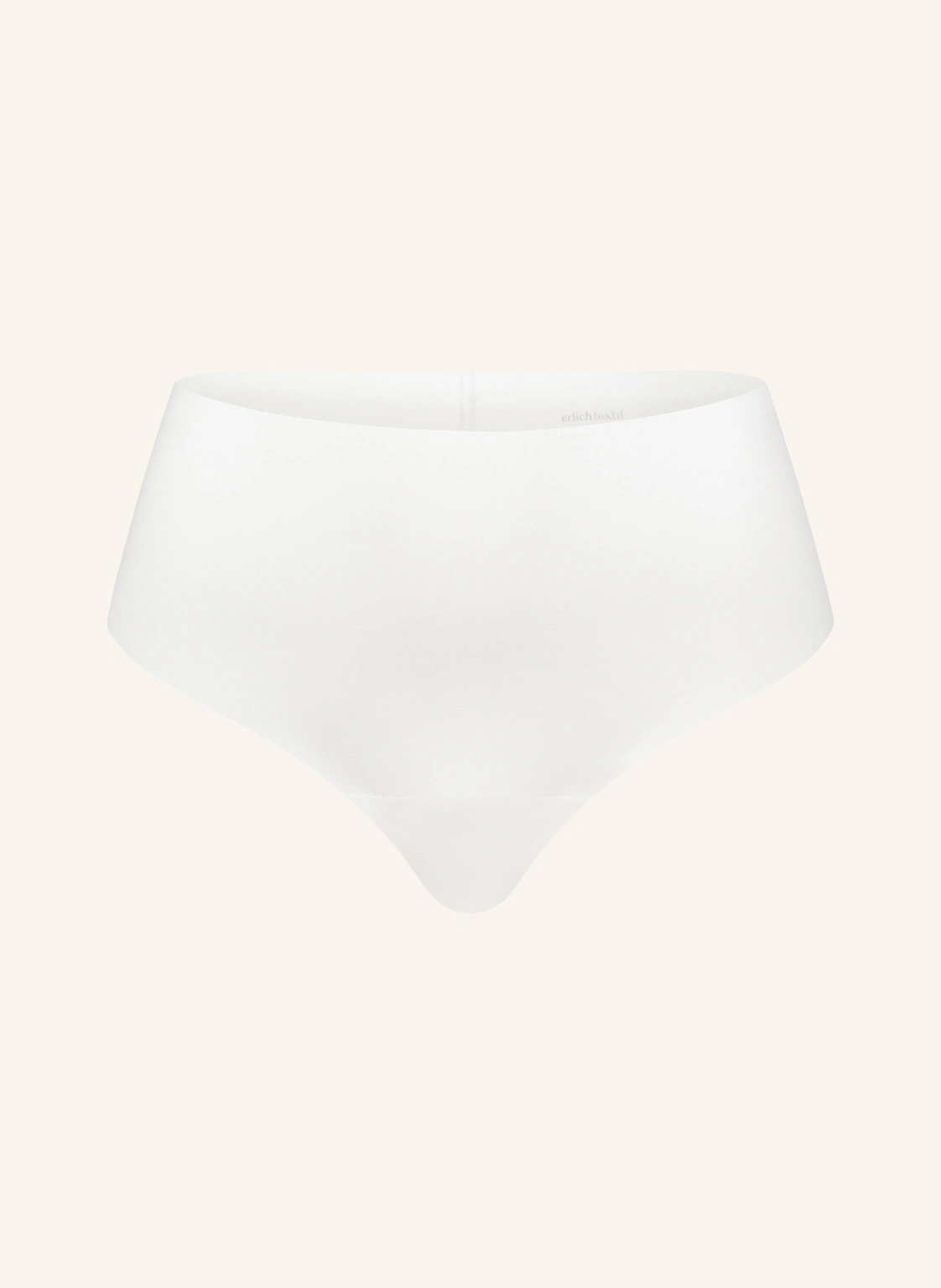 erlich textil Light Touch High Waist Brazil String mit weichem Modal - nahtlose Kanten
