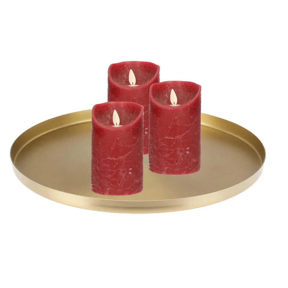 HS Collection Onderbord/kaarsenbord - RVS - mat goud