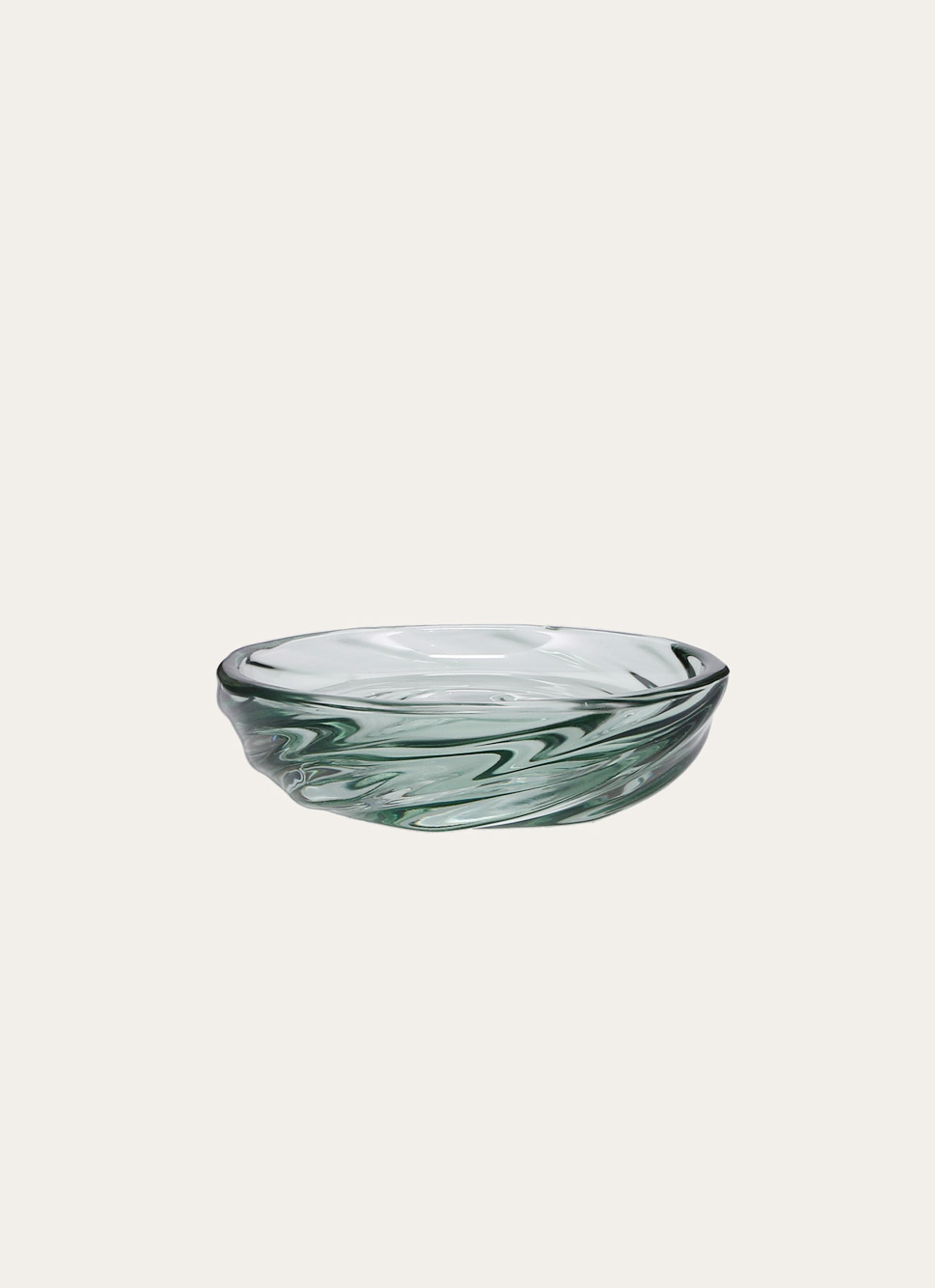 PORTE SAVON EN VERRE VERT