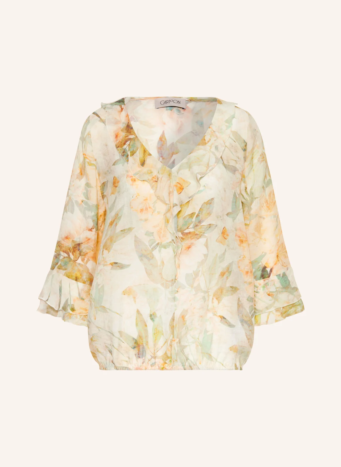 CARTOON Blusenshirt mit 3/4-Arm und Volants