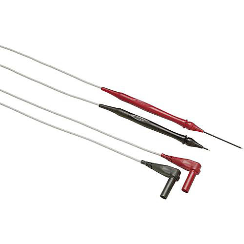 Fluke TL40 Set de cordons de mesure de sécurité pour multimètre, rouge/noir, pointe test et banane 4 mm