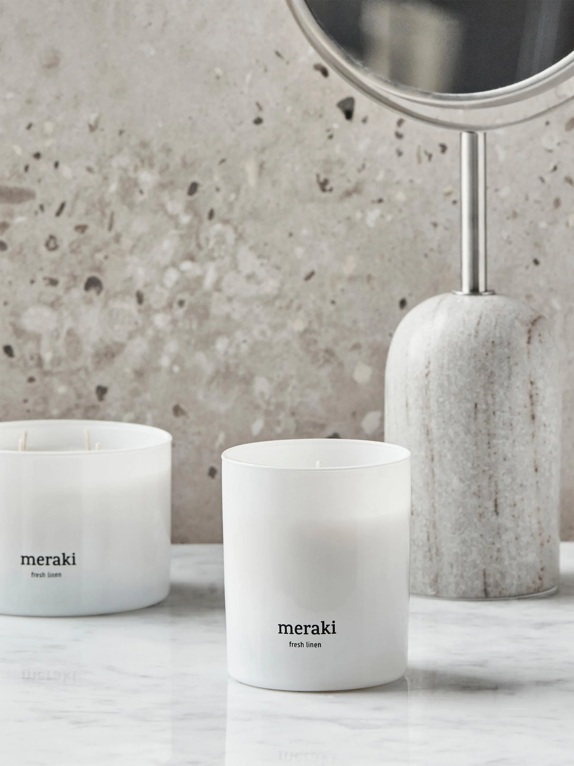 Duftkerze Fresh Linen (Jasmin & Rose)