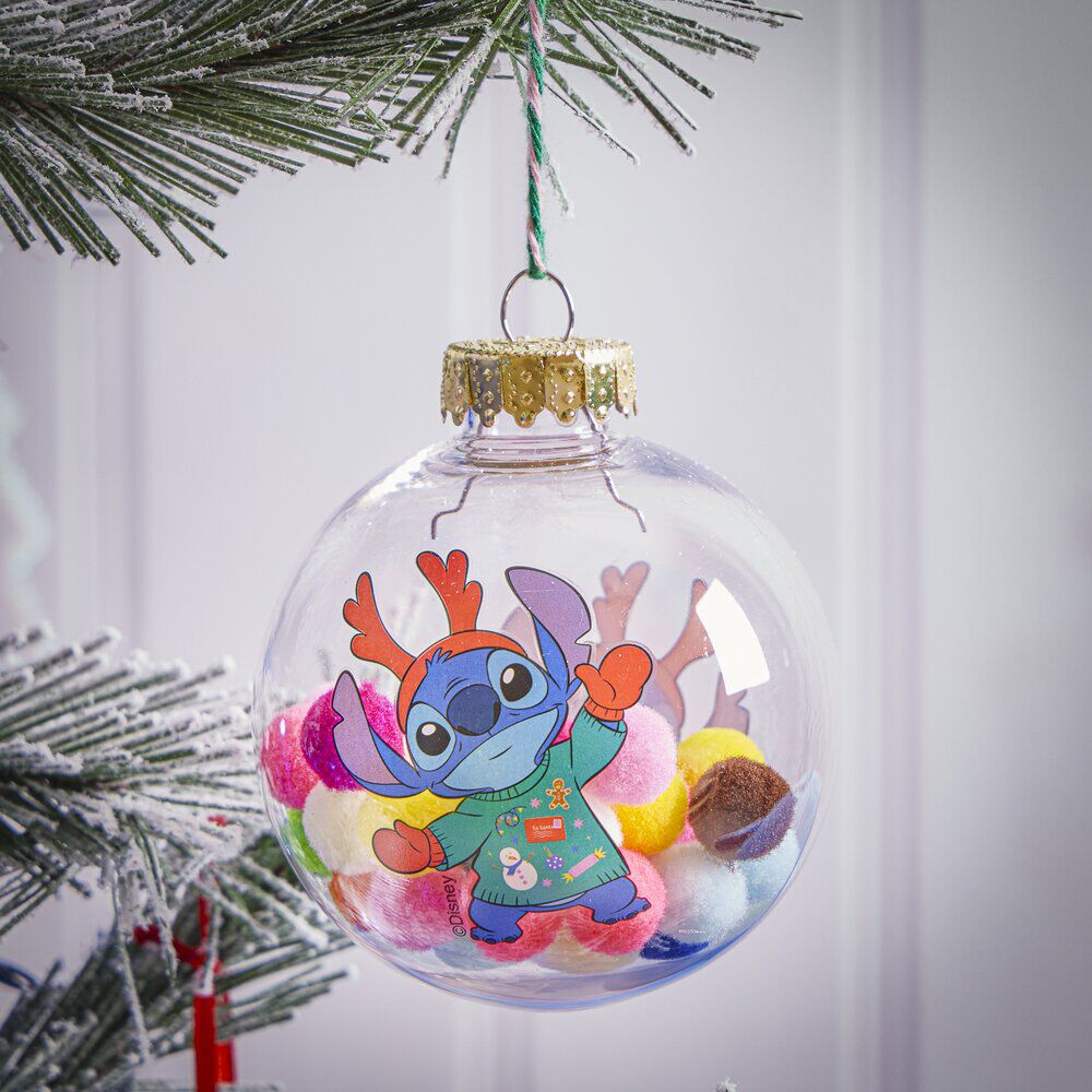 Boule de No&euml;l Disney Stitch Ø8cm
