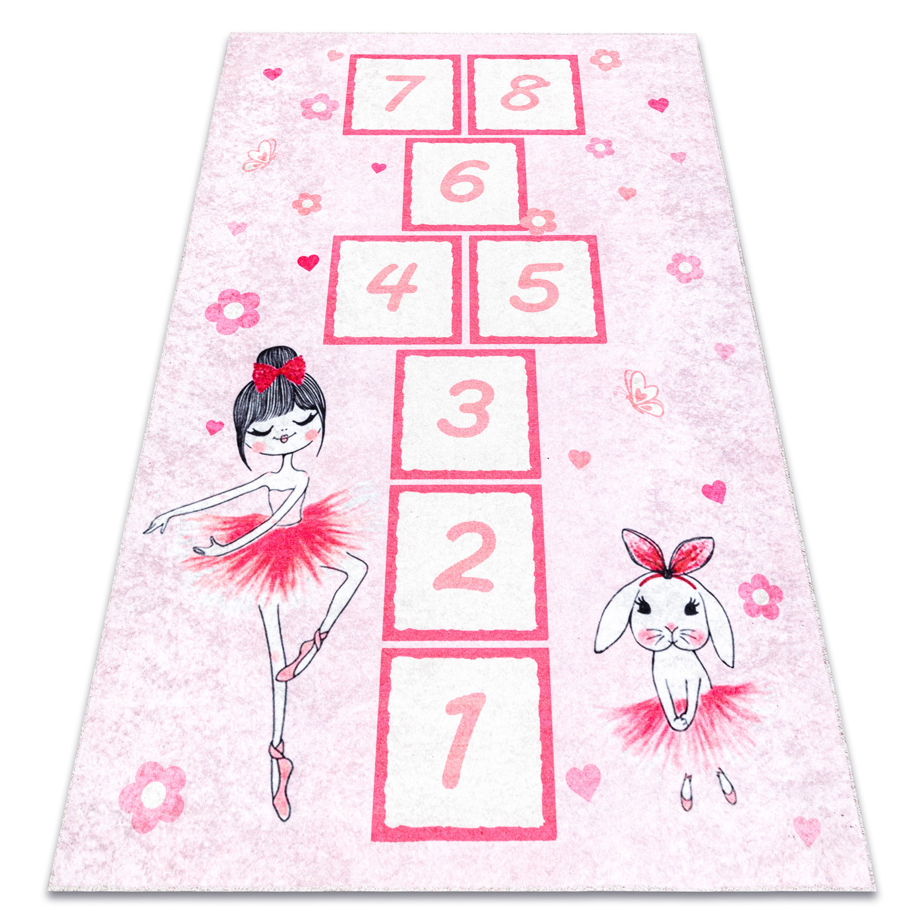 Dywan do prania JUNIOR 51828.802 Klasy, balerina dla dzieci, 80x150 cm