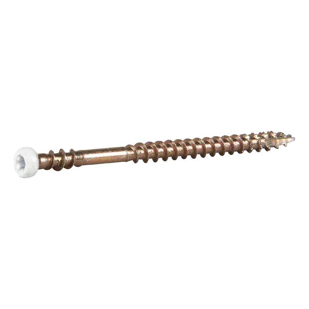 SOKKELSKRUE ESSVE 3,9X57MM GULL KROM HVIT 20STK
