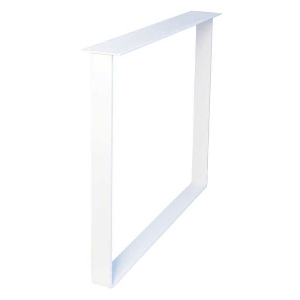 BORDBEN PN BESLAG SQUARE 71CM HVIT