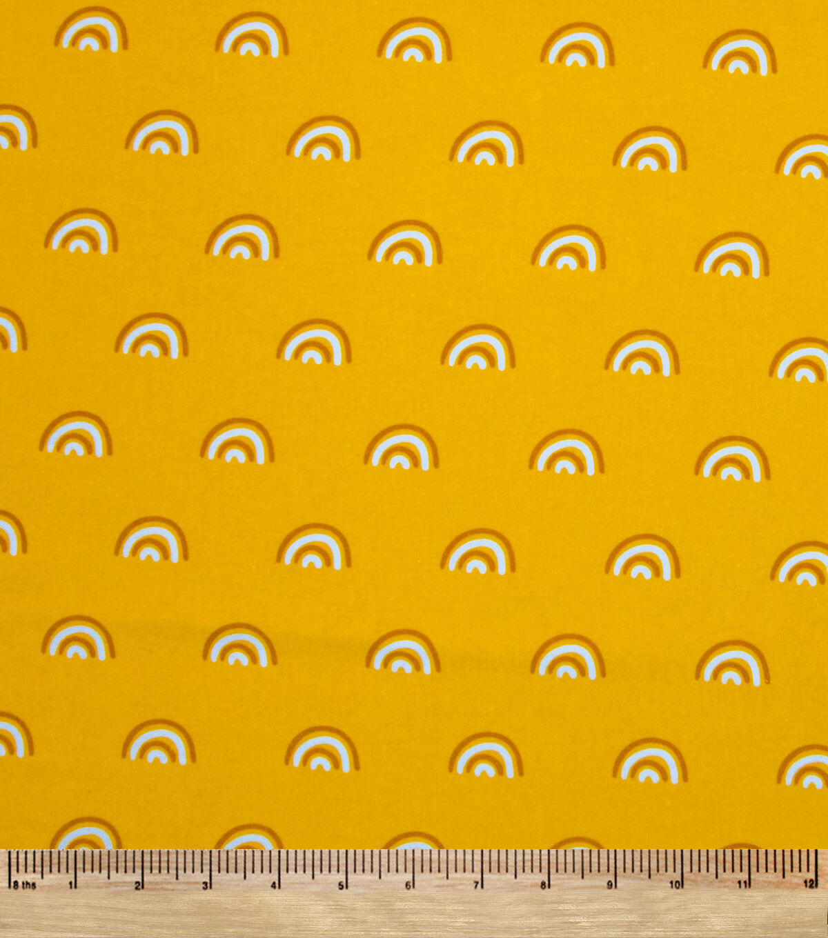 Multi Muted Rainbows Super Snuggle Flannel Fabric