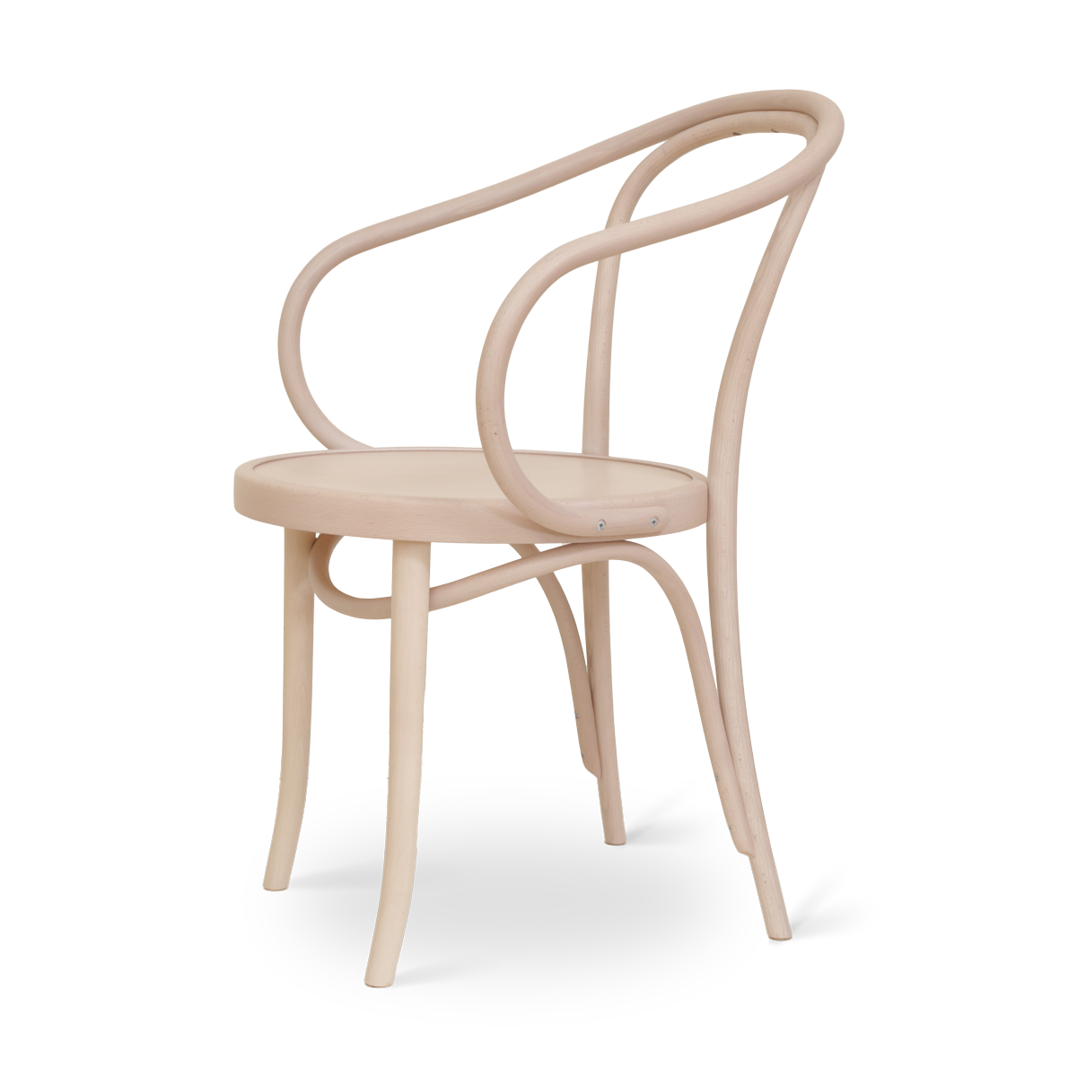 Fameg Venice No. 9 Houten Eetkamerstoel Whitewash - Met Armleuning