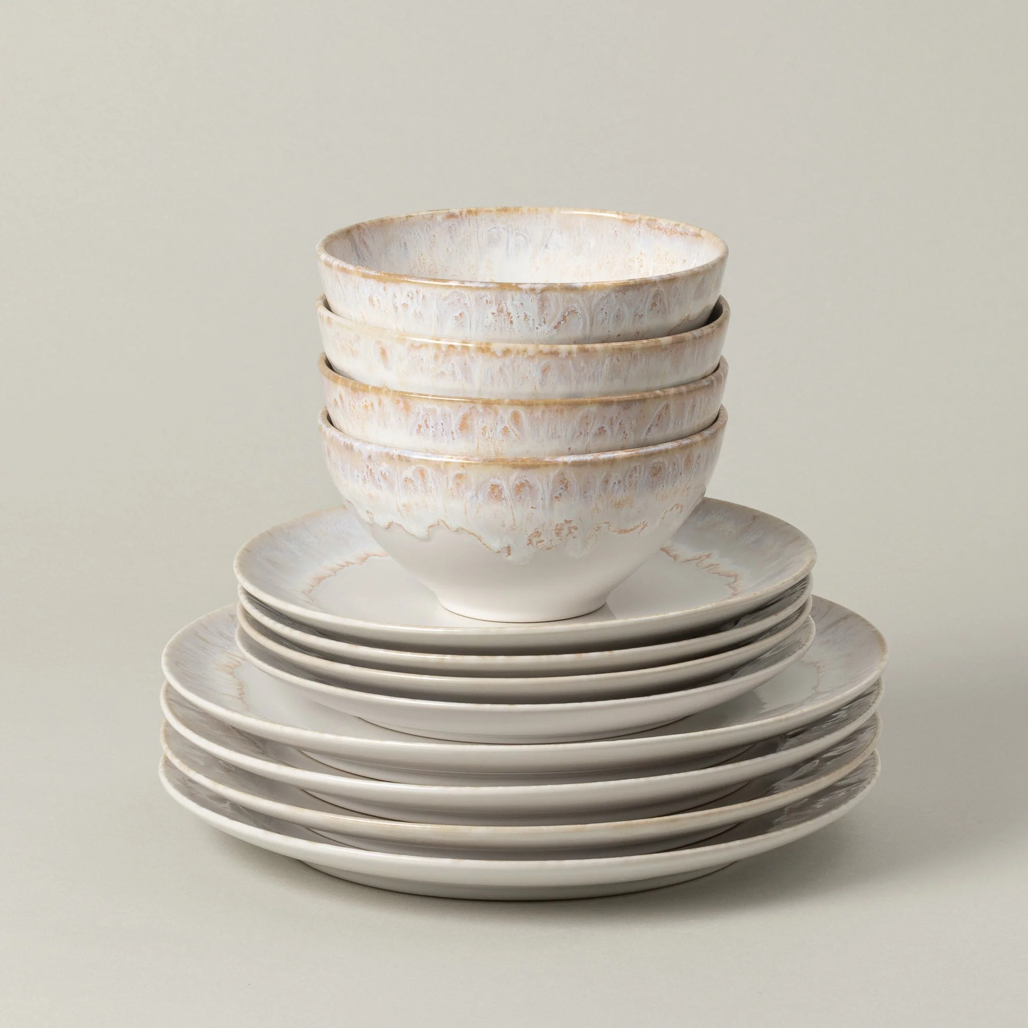 12-Piece Dinnerware Set with Bowl Taormina, Casafina by COSTA NOVA