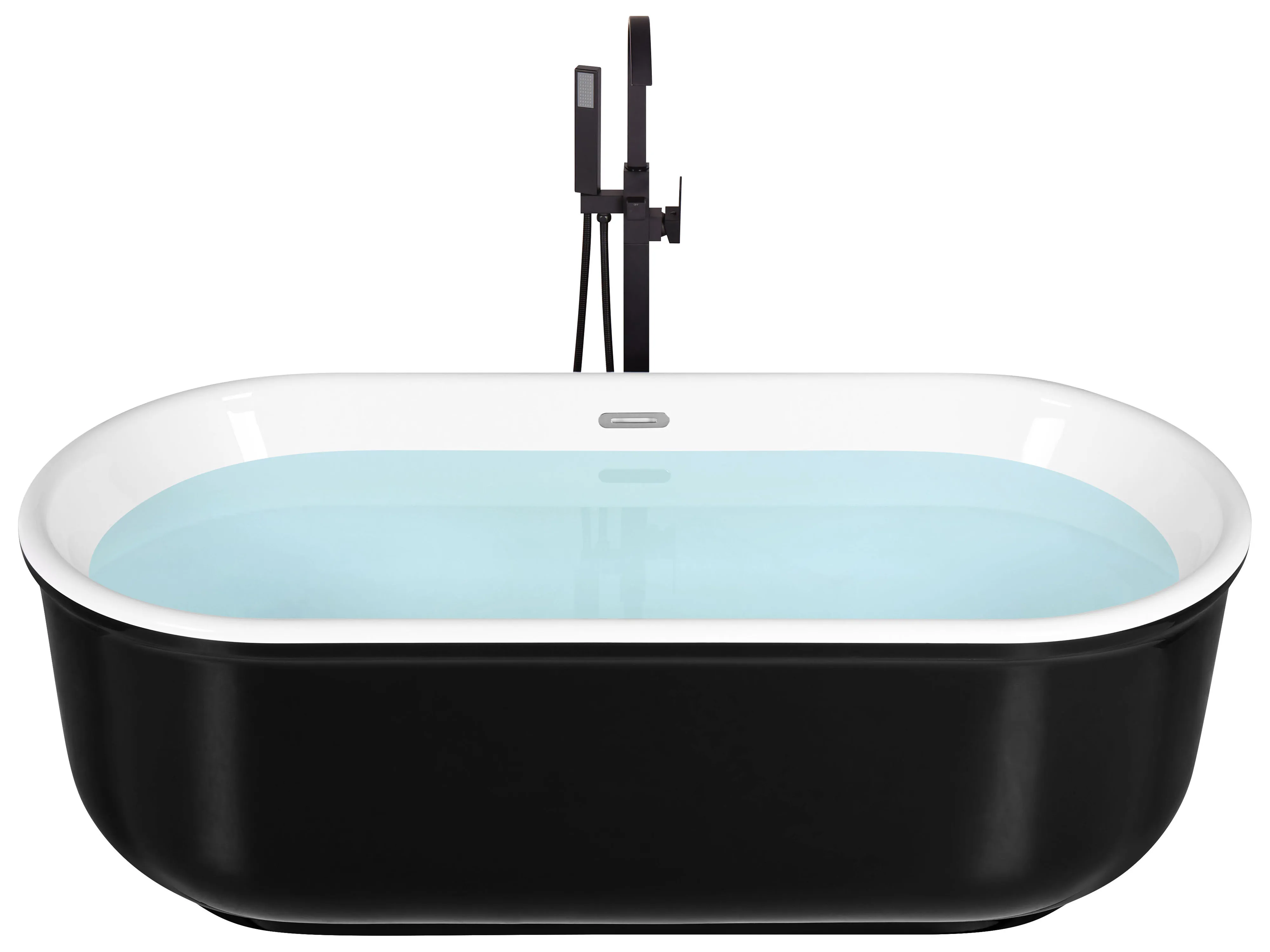 Freestanding Bathtub PINEL 1700 x 800 mm Black