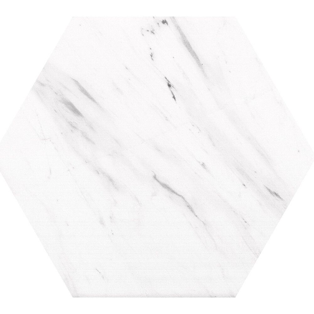 FLIS CODICER CARRARA HEXAGON HVIT 25X22CM 1,04M²/PK