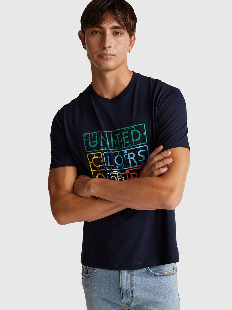 T-shirt in cotton with logo