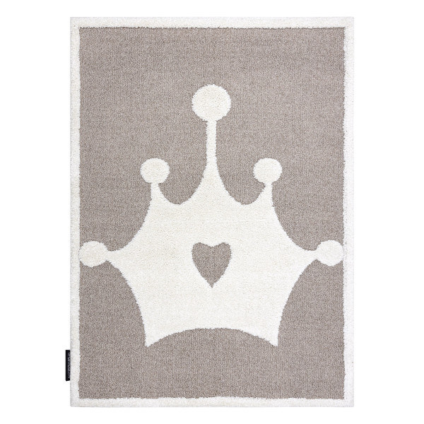 Dywan dziecięcy JOY Crown korona, dla dzieci - Strukturalny, 120x170 cm