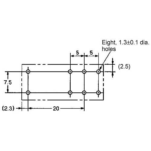 Omron G2RL-1-E 48V Relais PCB monostable 48 V/DC 12 A 1 inverseur