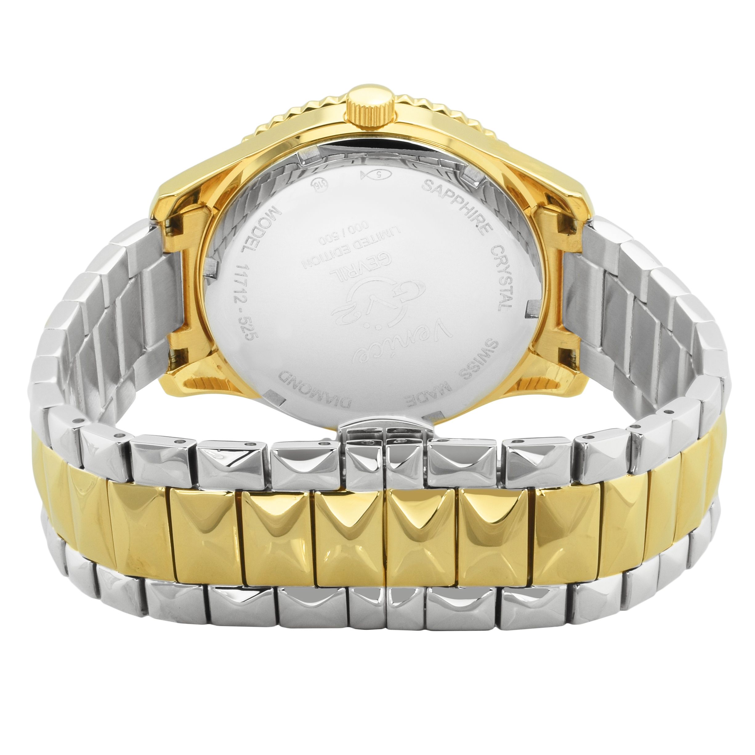 GV2 Venice, Swiss Quartz Watch, White MOP Dial, 316L Stainless Steel, and Sapphire Crystal