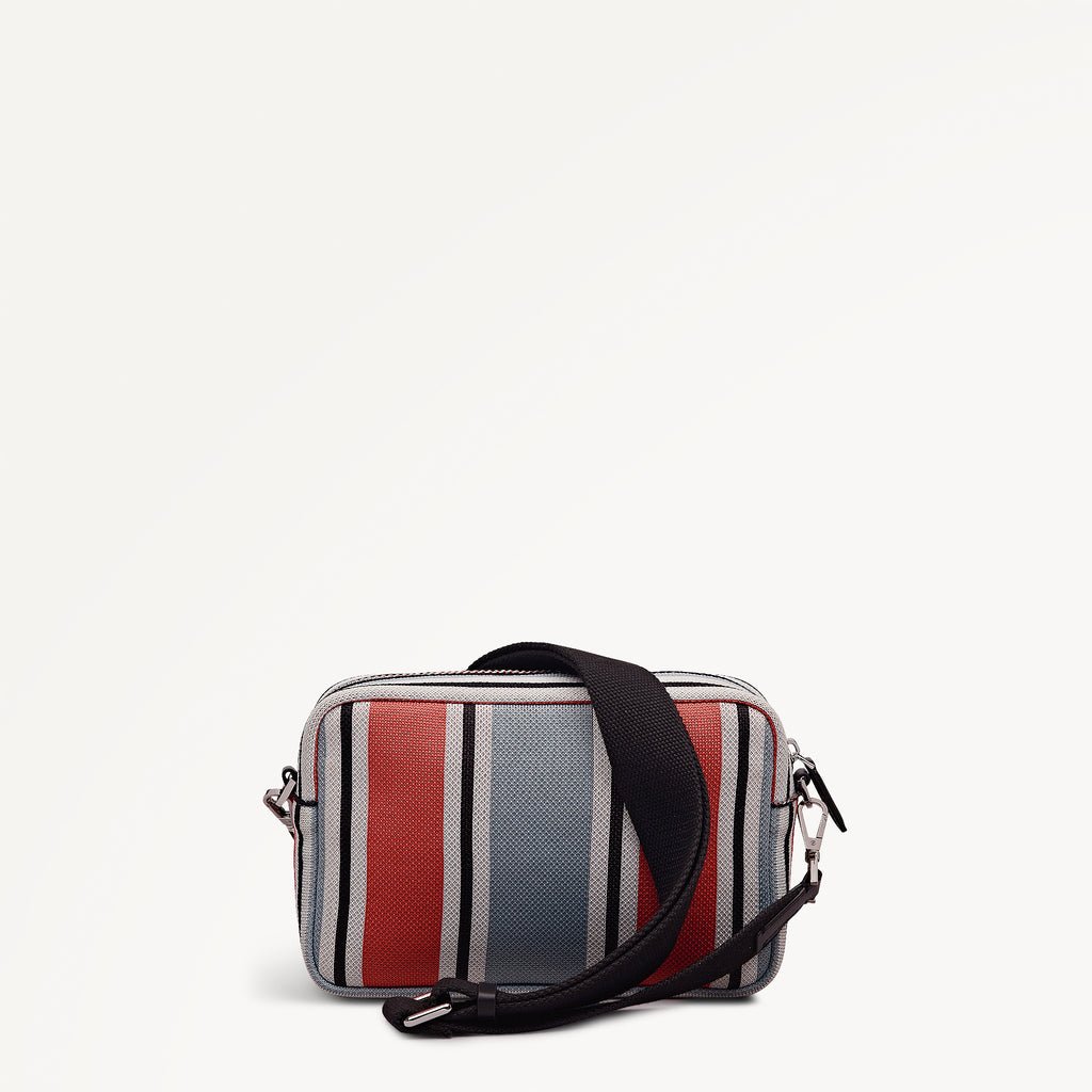 Hadleigh Place - Cabana Stripe - Small Ziptop Cross Body