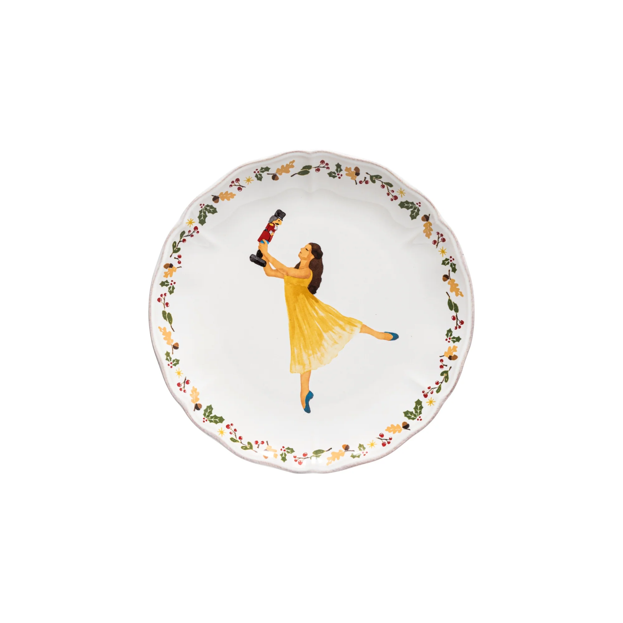 Salad/Dessert Plate Clara The Nutcracker, Casafina by COSTA NOVA