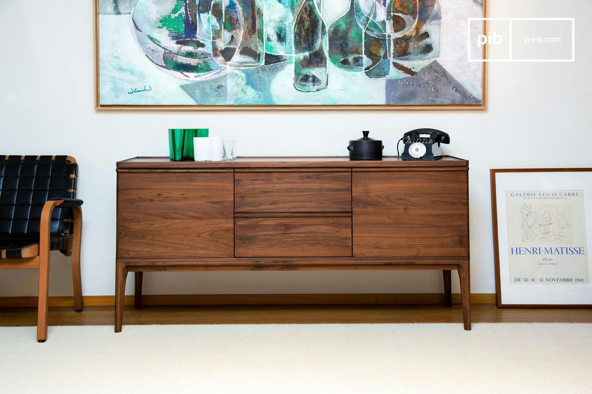 HEMET - Buffet en bois marron