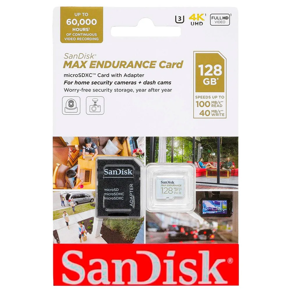 Sandisk Max Endurance 128GB Micro SDXC memory card