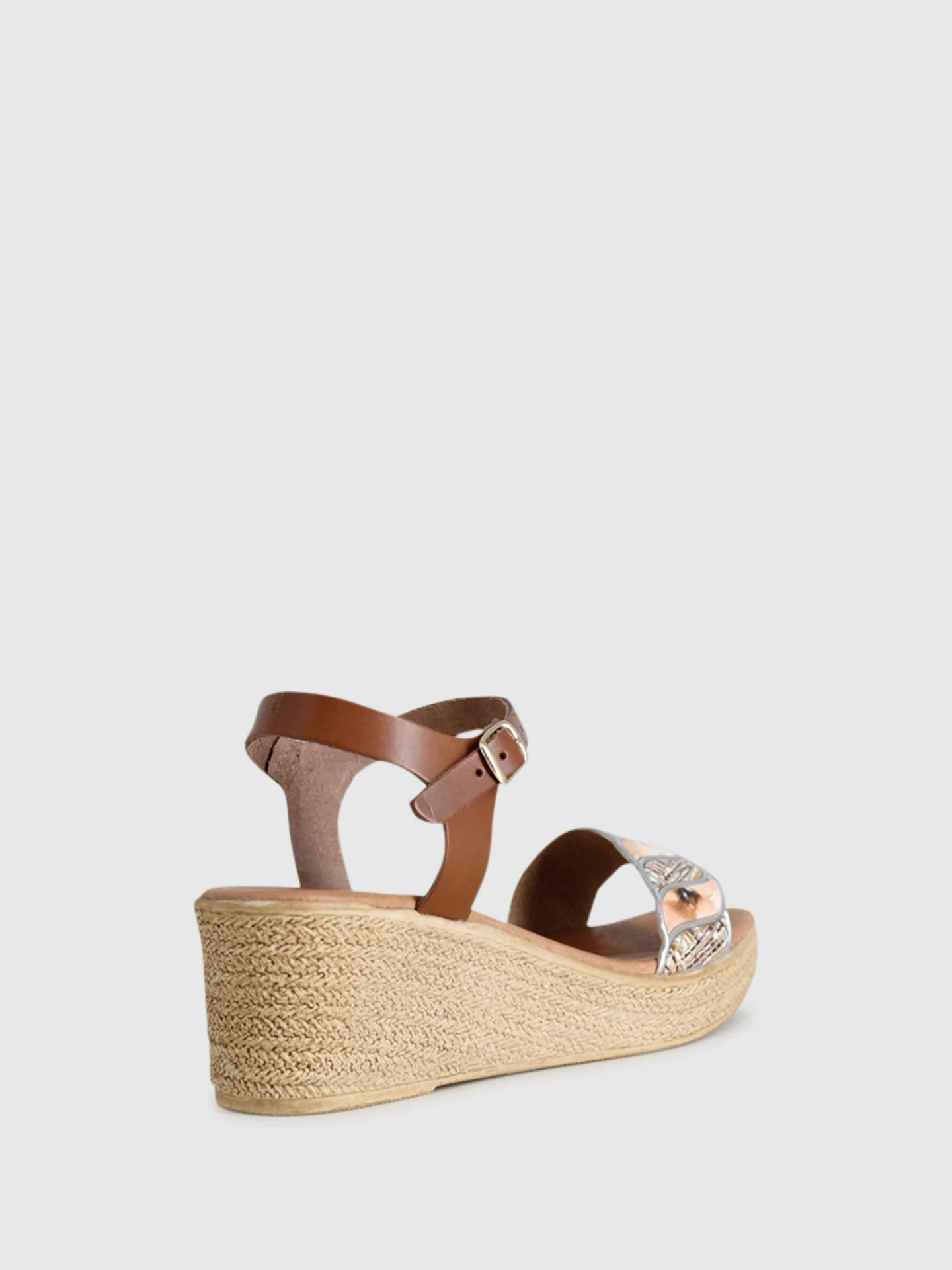 Sandálias de Cunha em Cognac