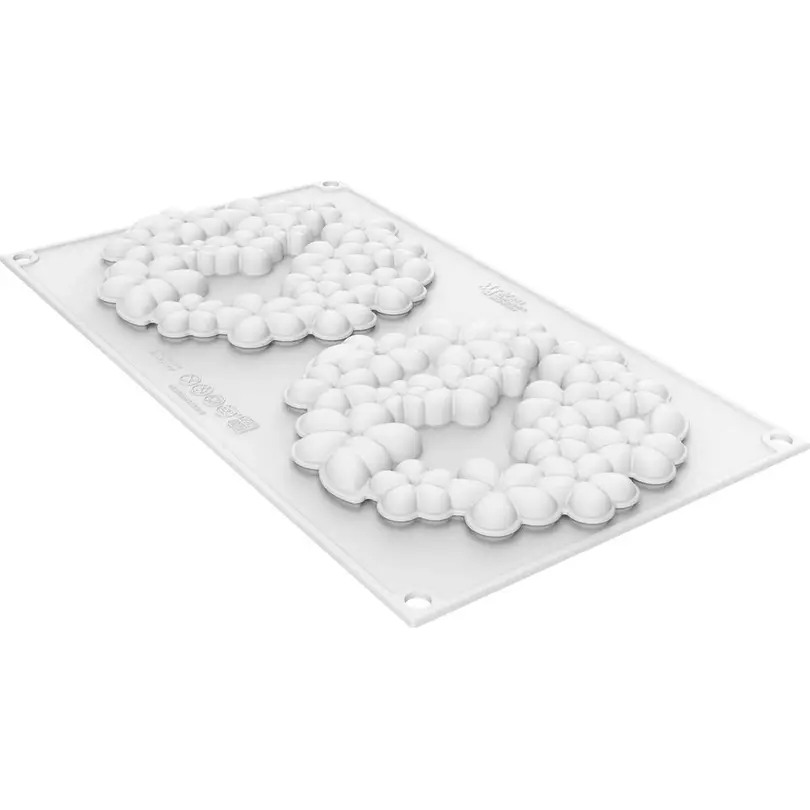 Silikonform Floral