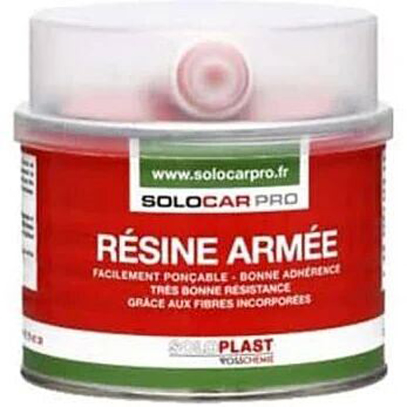 Résine armée de réparation 0,5 kg SOLOCAR