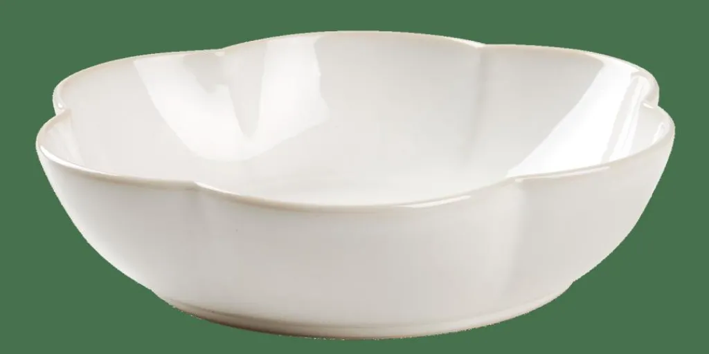 Assiettes^CASA DAHLIA FLOWER Assiette Creuse Blanc