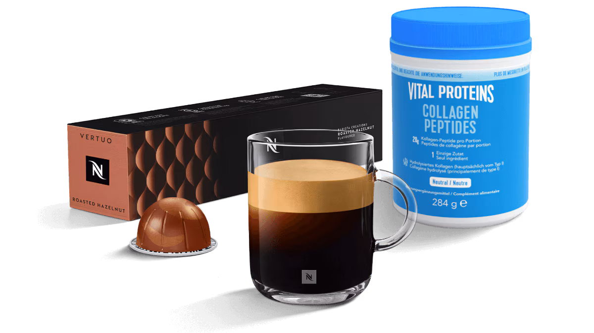 Roasted Hazelnut I Collagen Peptides Bundle I Nespresso