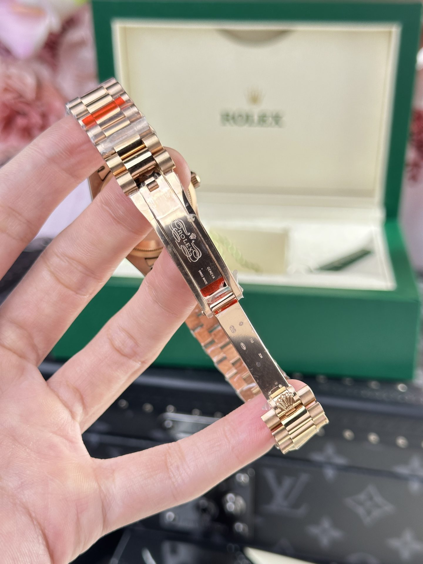 Rolex Datejust 278285 RG Plated MOP Dial CZ Diamonds 31mm AAA Replica
