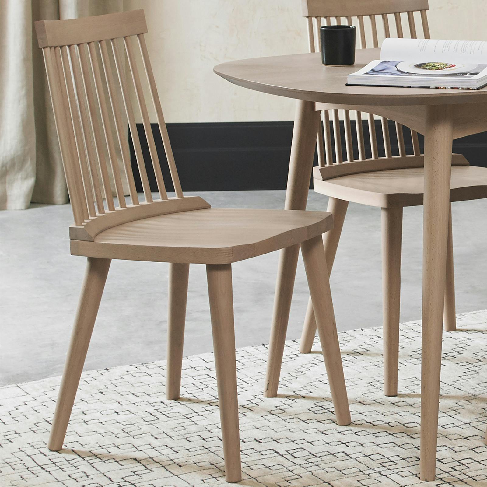 Chaise scandinave à barreaux (lot de 2) COPENHAGUE