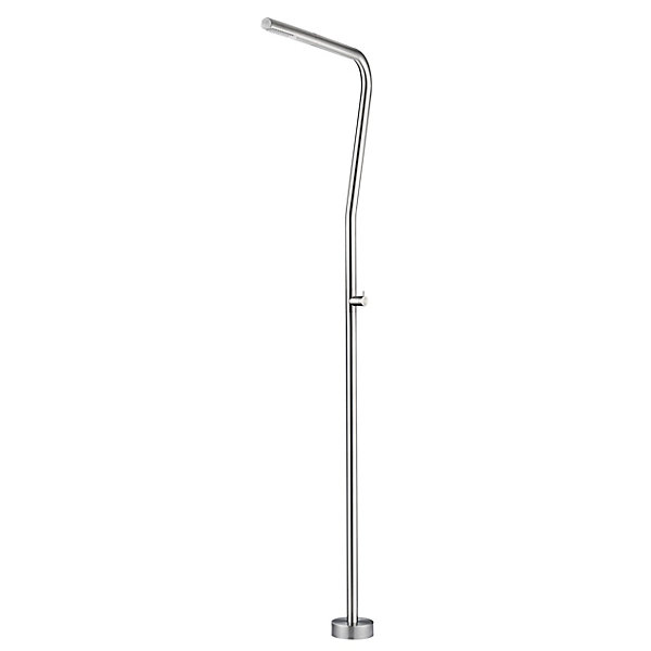 Douche de piscine en acier 316 avec diffuseur anticalcaire et robinet monofor