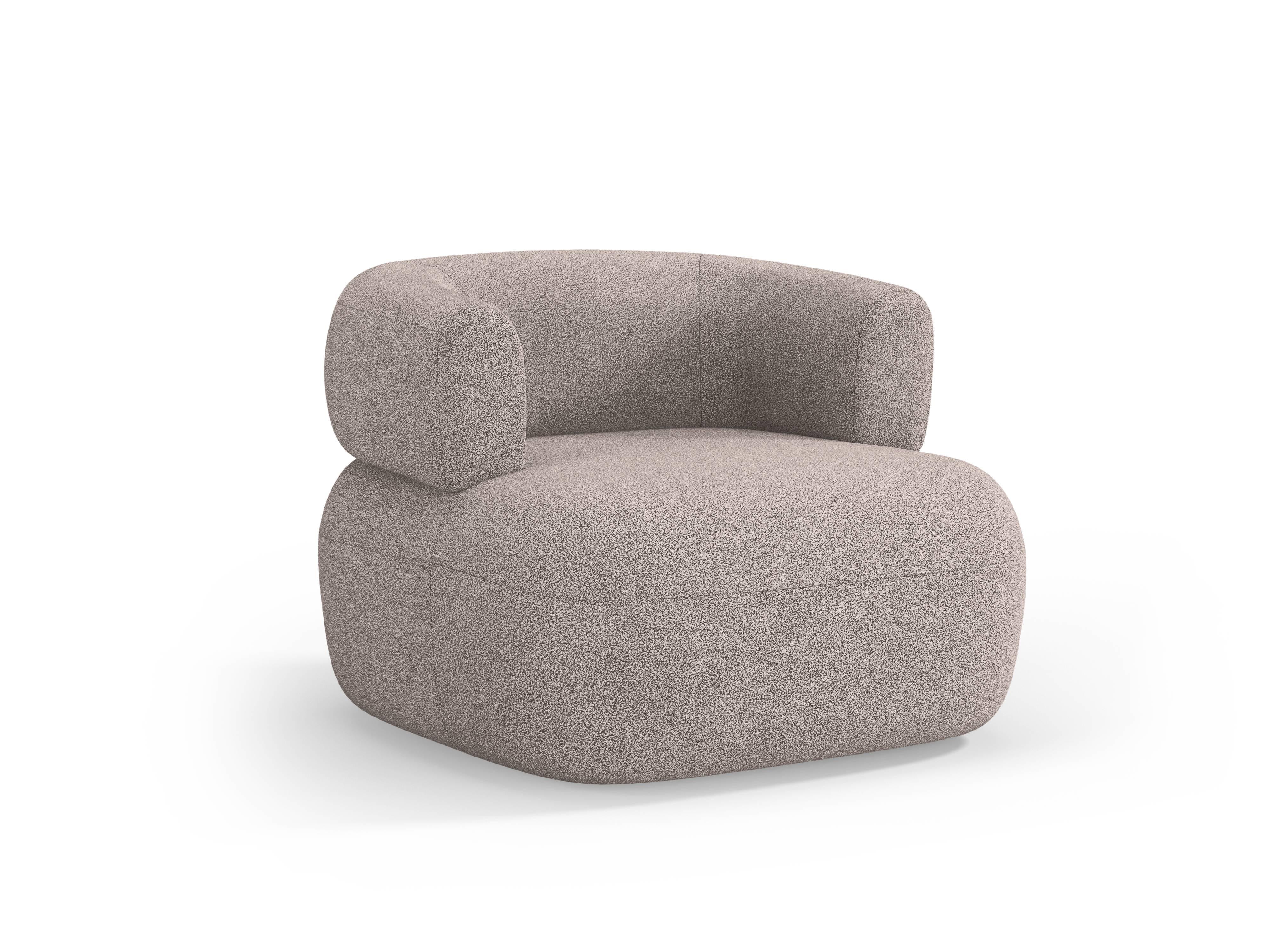 Fauteuil Jenny bouclé