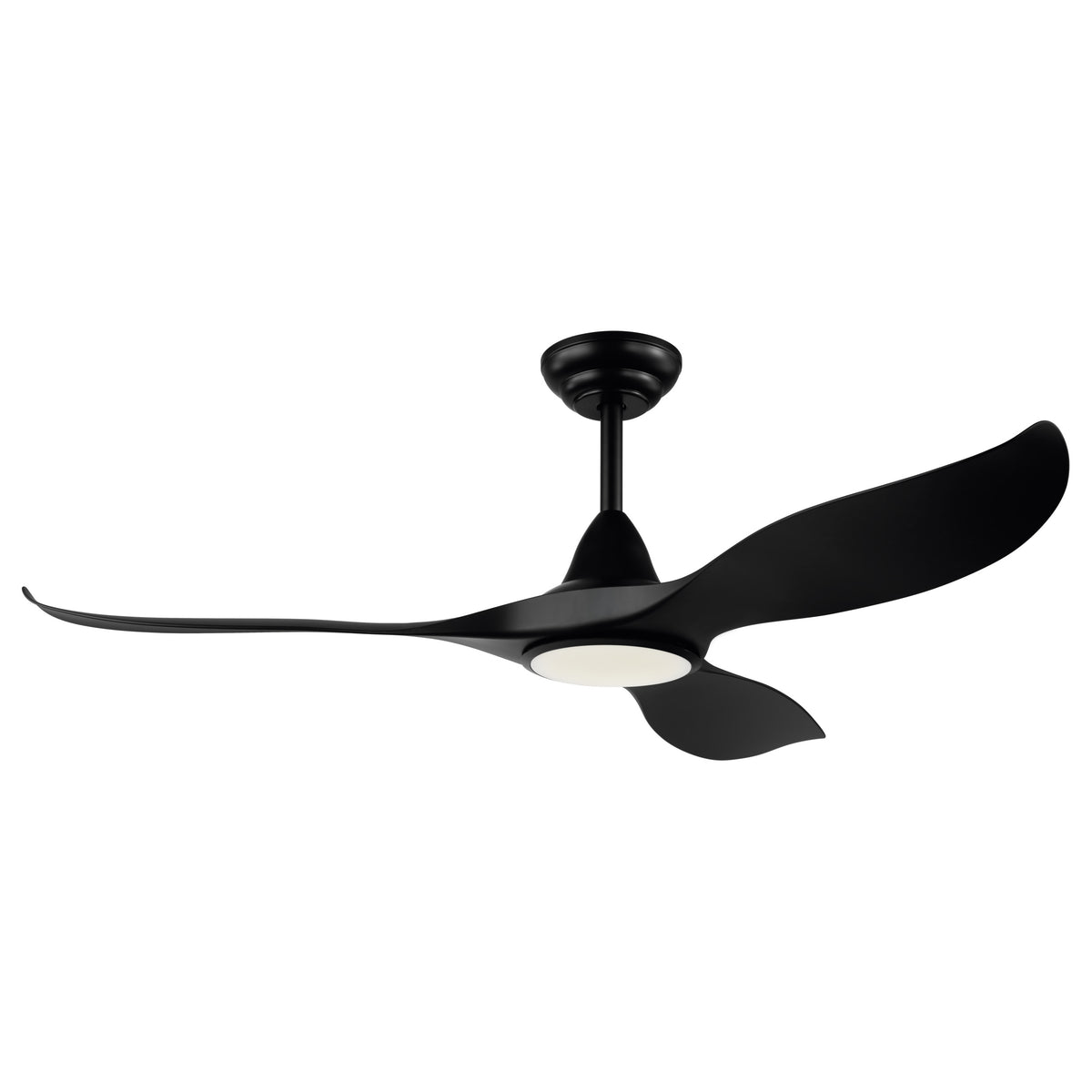 EGLO plafondventilator Cirali 52 - led - ø 132 cm - zwart/melkkleurig