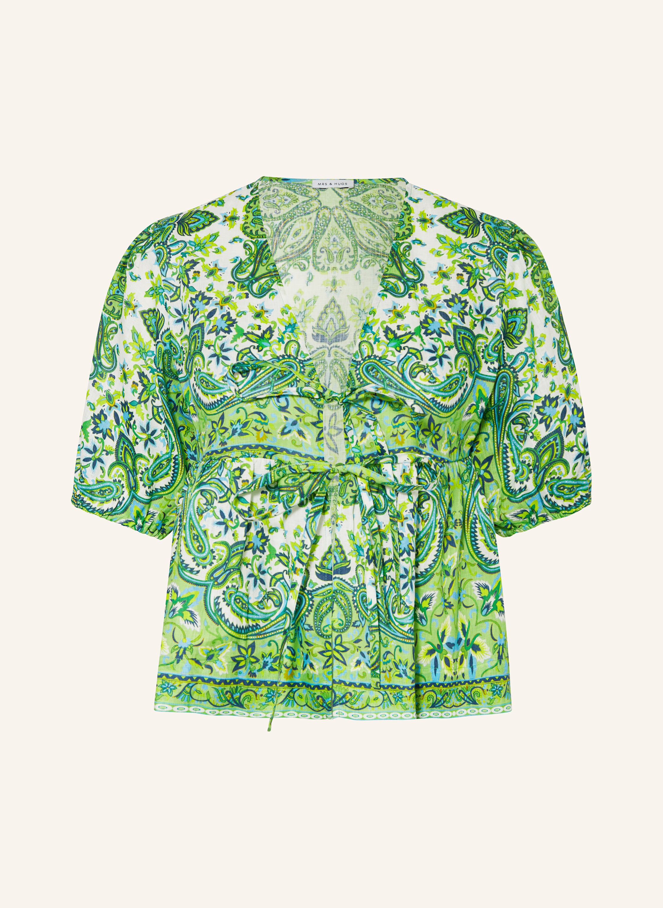 MRS & HUGS Blusenshirt aus Leinen