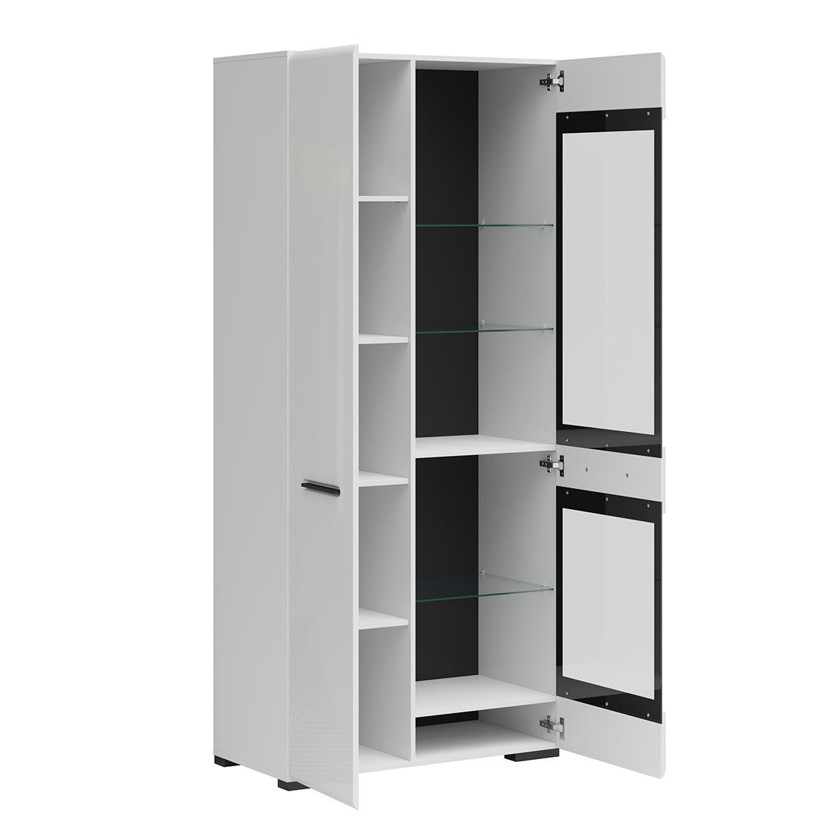 - Vaisselier 2 portes blanc