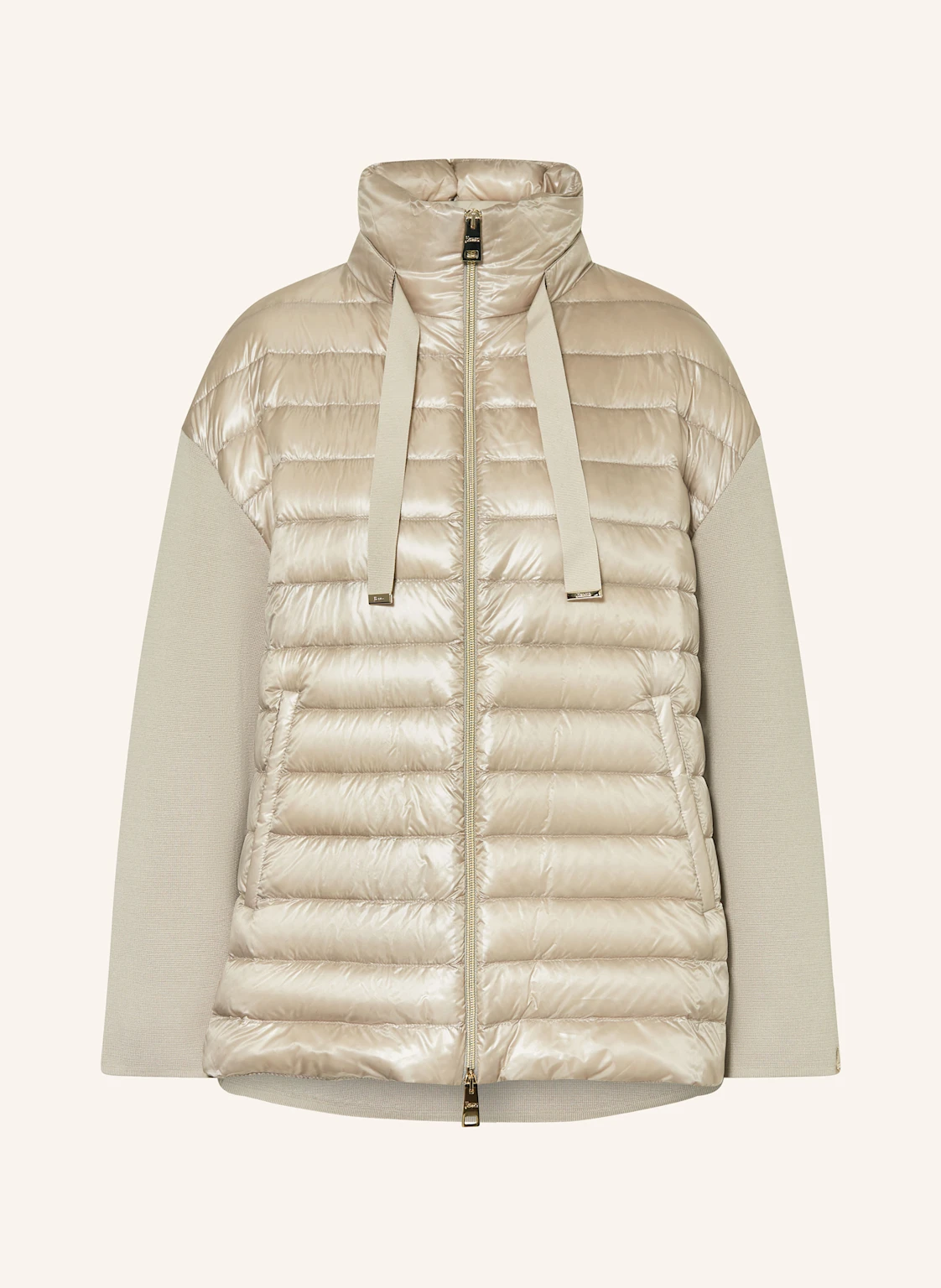 HERNO Daunenjacke im Materialmix