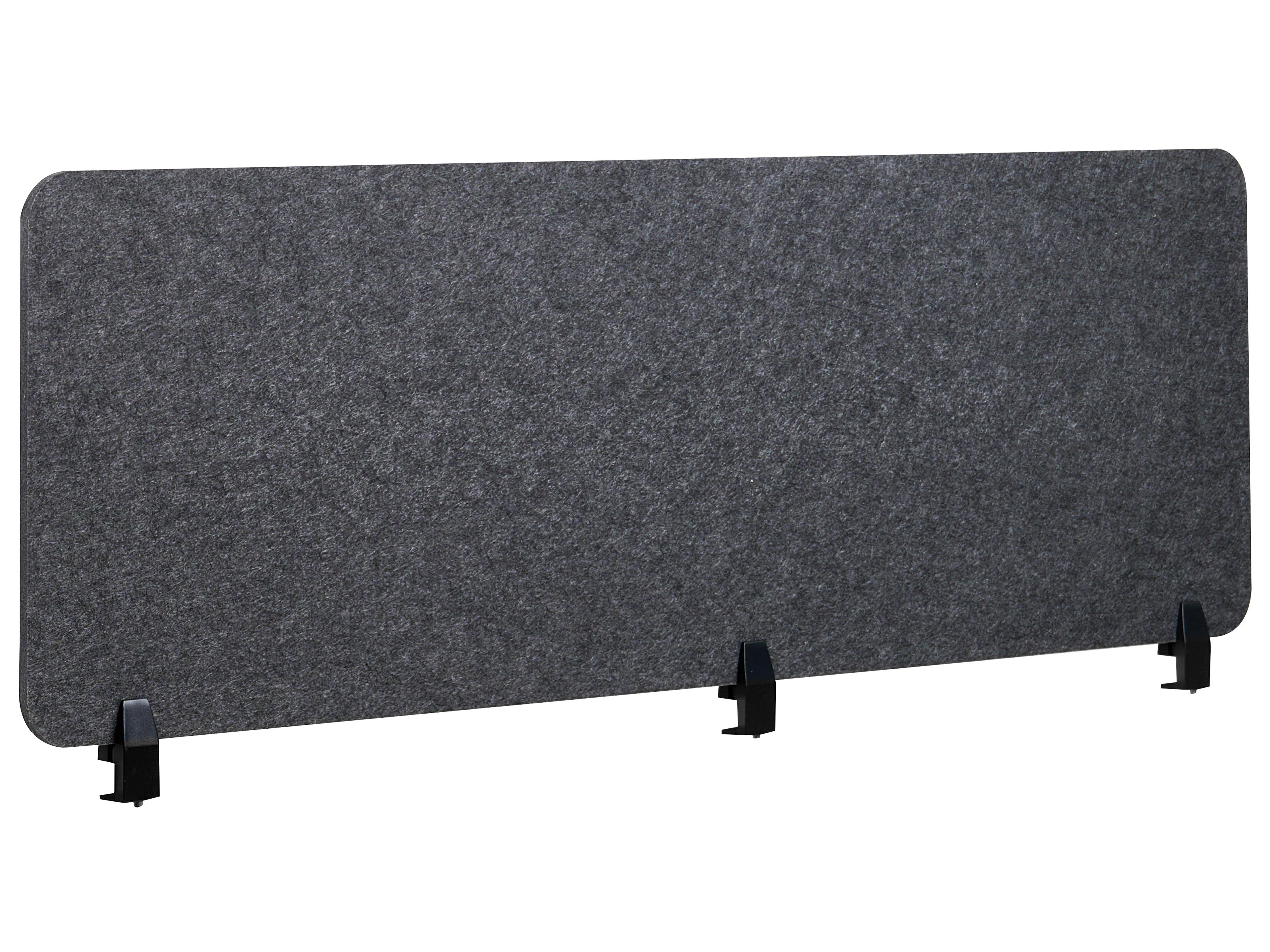 Desk Screen SPLIT 120 x 50 cm Dark Grey
