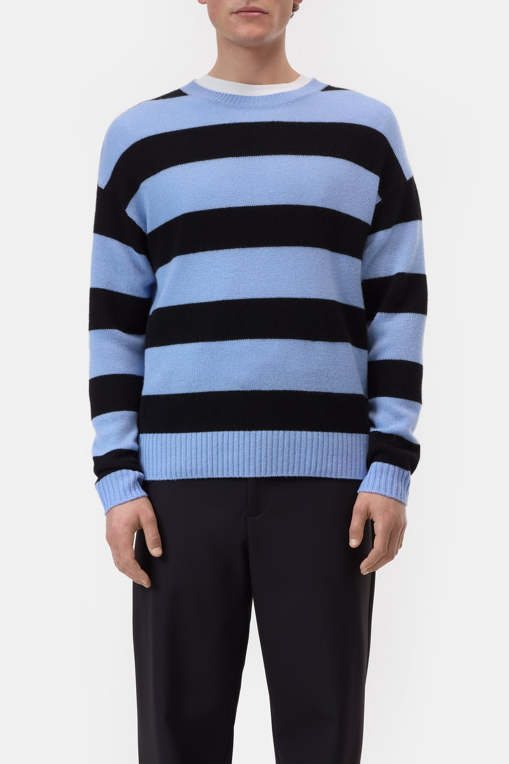 Streifen-Pullover aus Kaschmir