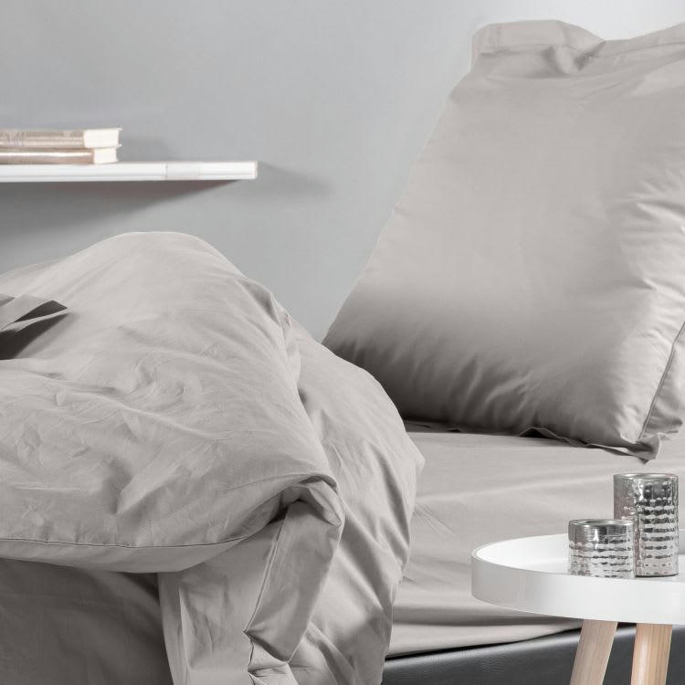 PERCALE MONTELEONE - Taie D'oreiller en Coton Beige 50x70 cm