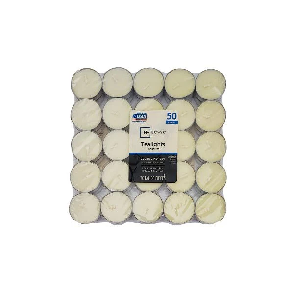 Ms Tealights 50PK Country Holiday