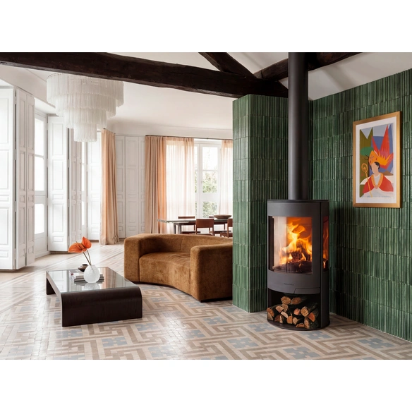 Kaminofen »Nova«, schwarzmetallic, Stahl, 8 kW