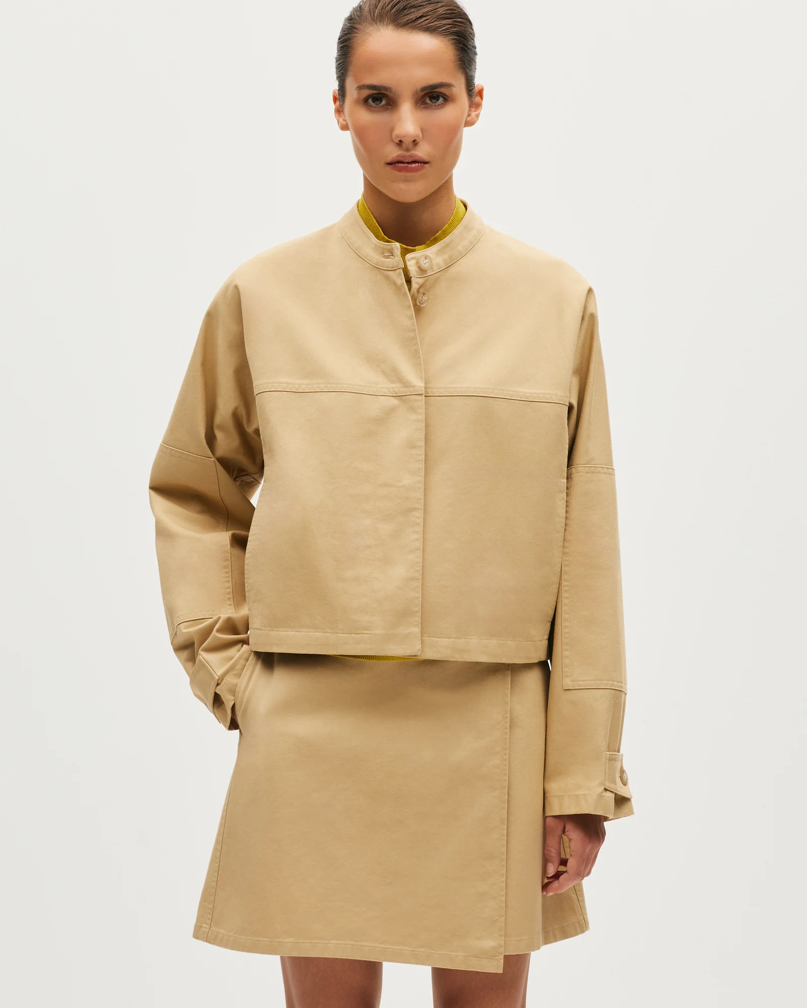 Veste courte en coton