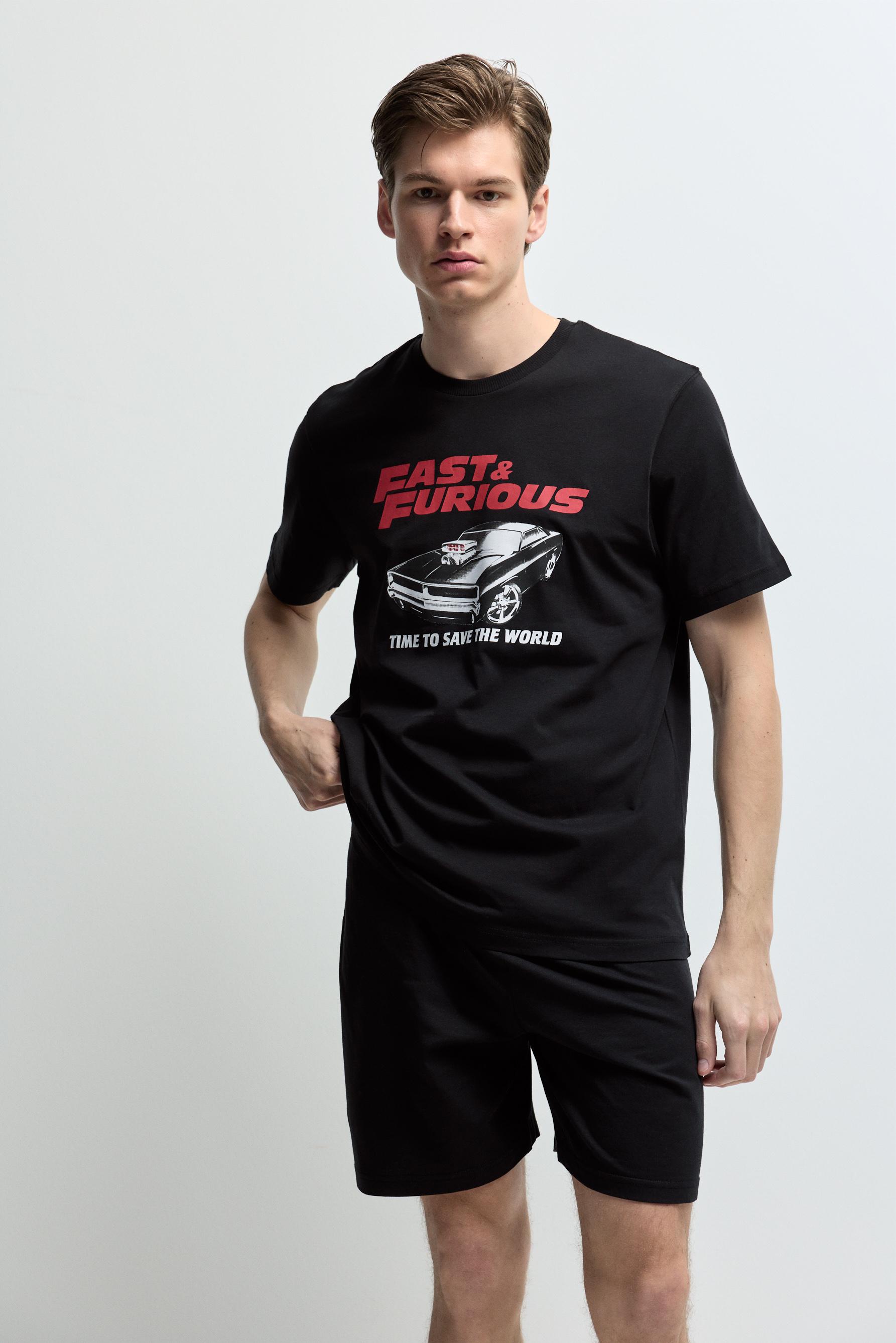 Pijama corto Fast & Furious ©Universal.