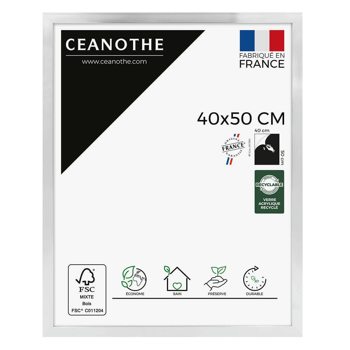 PRECIOUS - Cadre photo acier 40x50 cm résine recyclée